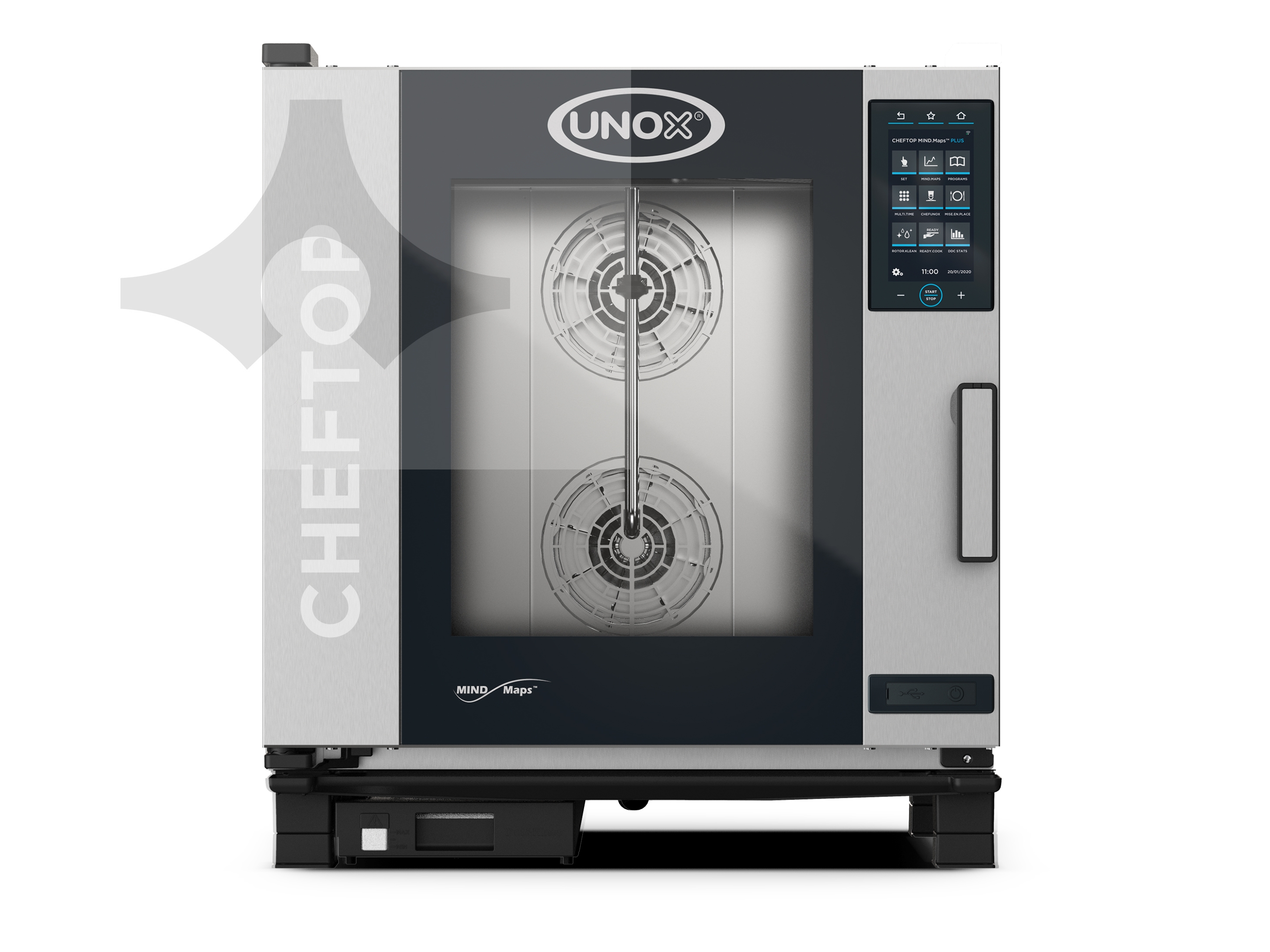 XEVC-0711-GPRM GAS OVEN 7 GN 1/1 | Selidos – Industrial Kitchen Equipment