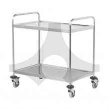 ASA-860-2 Service Trolley 800×600 with 2 Shelves