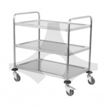 ASA-860-3 Service Trolley 800×600 3 Shelves