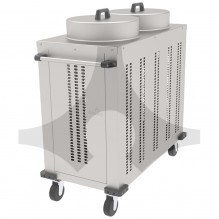 ATN-100 Plate Vending Trolley Neutral 100 Plates